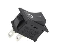 5/20/100 unidades Interruptor basculante de palanca KCD11 de 2 pines con forma de barco eléctrico SPST ON-OFF(KCD11 10X15mm,20PCS)