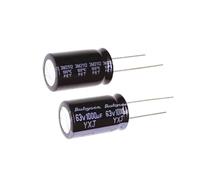 5/20 condensadores electrolíticos de aluminio de alta frecuencia y larga duración, 63 V, 1000 µF, 16 x 25 mm(5Pcs)