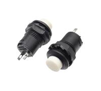 5/20 Interruptores Pulsadores Momentáneos/autoblocantes DS228 DS428 De 12 Mm, Interruptor Pulsador Encendido Y Apagado(Whtie,Self Reset,20PCS)