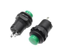5/20 interruptores pulsadores momentáneos con autobloqueo DS228 DS428 de 12 mm (encendido/apagado) DS-228 DS-428(Green,SELF RESET_6PCS)