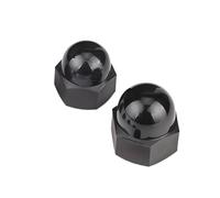 5-20 Piezas De Plástico Negro, Tapa Tuerca Hexagonal Bellota, Cubierta Decorativa, Sujetadores Hardware Cúpula M3 M4 M5 M6 M8 M10 M12 M14 M16 M18 M20(M18-10pcs)