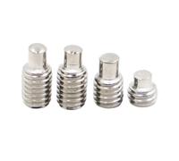 5-20 Piezas M3 M4 M5 M6 M8 304 Acero Inoxidable GB97 DIN915 Terminal Comida Perno De Extremo Convexo Juego Tornillos Hexagonales Con Punta Perro(25mm,M5 10pcs)