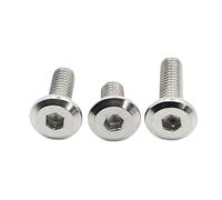 5-20 piezas M3 M4 M5 M6 M8 304 de acero inoxidable, cabezal con Conector hexagonal plano grande, tornillos remache for muebles, pernos junta conectora(20mm,M3 20pcs)