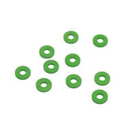 5~20 piezas M3 X 6mm aluminio anodizado métrico arandelas planas coloridas junta espaciadora espesor 0,25/0,5/1/1,5/2/2,5/3mm(Green,M3 x 6mm x 0.5mm,20Pcs)