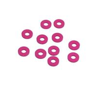 5~20 piezas M3 X 6mm aluminio anodizado métrico arandelas planas coloridas junta espaciadora espesor 0,25/0,5/1/1,5/2/2,5/3mm(Rose Red,M3 x 6mm x 0.25mm,20Pcs)