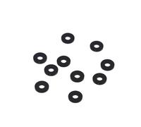 5~20 piezas M3 X 6mm aluminio anodizado métrico arandelas planas coloridas junta espaciadora espesor 0,25/0,5/1/1,5/2/2,5/3mm(Black,M3 x 6mm x 2.5mm,20Pcs)