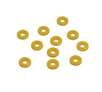 5~20 piezas M3 X 6mm aluminio anodizado métrico arandelas planas coloridas junta espaciadora espesor 0,25/0,5/1/1,5/2/2,5/3mm(Golden,M3 x 6mm x 1mm,20Pcs)