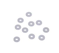 5~20 piezas M3 X 6mm aluminio anodizado métrico arandelas planas coloridas junta espaciadora espesor 0,25/0,5/1/1,5/2/2,5/3mm(Silver,M3 x 6mm x 0.5mm,20Pcs)