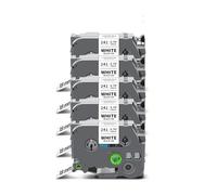 5 ~ 20 unidades TZe241 de 18 mm compatibles con cinta TZe de 18 mm TZe-241 TZe141 TZe441 TZe541 TZe641 TZe741 para etiquetadora Brother PT (5 unidades, negro sobre blanco)