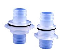 5 ~ 200 conectores directos de pagoda para acuario con junta tórica de tuerca a través de la junta de la tabla, adaptadores de tubería de agua para riego de jardín (10-G3I4-10 con tuerca O, 200 piezas