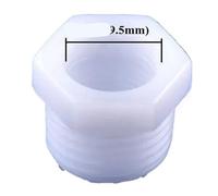5~200 Uds 1/8 "~ 1" junta de casquillo de rosca adaptador de tanque de peces de acuario juntas de manguera de tubería de agua de riego de jardín conector reductor(1I8-1I4 Inch,5 Pieces)
