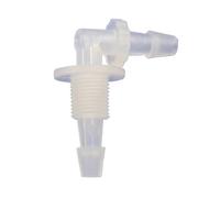 5~200 Uds M6 M8 G1/8 G1/2 rosca a 2-12mm PP Unión de mamparo conectores acodados tuerca hexagonal acuario pecera conector manguera bomba aire(6.4-G1I4-6.4,100pcs With Nuts)