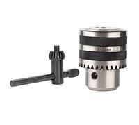 5-20mm B22 Heavy Duty Drill Chuck with Key, Keyed Drill Chuck for Metalwork CNC Lathe Bench Drill, High Precision Threaded Tapered Bore, Compatible with Impact Drill Power Drill