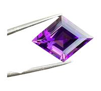 5,25 Ratti - 4,75 quilates de amatista natural de corte sakarpara certificado en laboratorio, piedra preciosa suelta para hombre o mujer, piedra preciosa para fabricación de joyas, B0C55HNJMRNAMZ