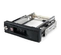 StarTech.com Rack Móvil Aluminio para Disco Duro HDD SATA de 3,5" Pulgadas sin Bandeja Bahía de 5,25"