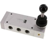 5/3 G1/2'' Centro Cerrado Válvula De Palanca Manual Detent 0-12bar/0-168psi Airtec