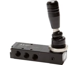 5/3 G1/8'' Escape Centro Palanca De Mano Válvula De Detención 0-8bar/0-112psi E.MC