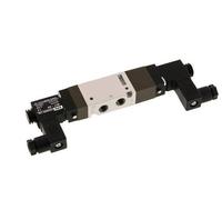 5/3 G1/8'' Válvula solenoide de centro cerrado 12V DC 2-10bar/28-140psi YPC