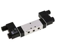 5/3 G1/8'' Válvula solenoide de centro cerrado 12V DC 3-10bar/42-140psi Airtec
