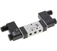 5/3 G1/8'' Válvula solenoide de centro cerrado 24V AC 3-10bar/42-140psi Airtec