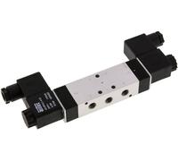 5/3 G1/8'' Válvula solenoide de centro cerrado 24V AC 3-10bar/42-140psi Airtec
