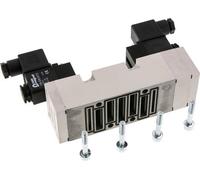 5/3 ISO 5599-2 Válvula solenoide central de escape 230V AC 2-10bar/28-140psi YPC