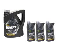 5+ 3 Litro Mannol Longlife 508 00 509 00 VW 0W20 Aceite Opel C5 dexos1 MB 229.71