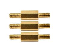 5-30 Piezas M3 H5.5xM4 Tornillos Espaciadores De Pilares Cobre Hexagonales Doble Cabeza Separador Roscado PCB Computadora PC Placa Base Espaciador 5 Piezas-30(13mm(10Pcs),M3x6 6mm)