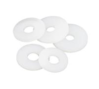 5~300 piezas de arandelas planas de nailon blancas for sellado de plástico, juntas duras M2,5 M3 M4 M5 M6 M8 M10 M12 M14 M16 M18 M20 M22 M24 for tornillos(M8x16x1.5mm (100Pcs))
