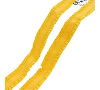 5-30Yards 13mm Double Ruffle Elastic Band For Underwear Bra Strap Rubber Bands Belt Clothes Trim Stratch Tape Sewing Accessories(26GoldYellow,30Yards)