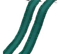 5-30Yards 13mm Double Ruffle Elastic Band For Underwear Bra Strap Rubber Bands Belt Clothes Trim Stratch Tape Sewing Accessories(32GrassGreen,20Yards)