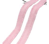 5-30Yards 13mm Double Ruffle Elastic Band For Underwear Bra Strap Rubber Bands Belt Clothes Trim Stratch Tape Sewing Accessories(06LightPink,10Yards)