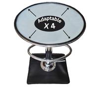 5,35 Metros => 4 Patines Protectoras para Taburete de Bar Ajustable/Pie de Silla Resistentes a los Arañazos/Junta en U Color Negro Linatrile Material de Calidad Industrial/Preformado Estrecha