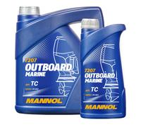 5 (4+1) Litro Mannol Outboard Marine 2-Takt Aceite Mezcla