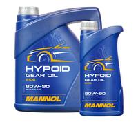 5 (4+1) Litro Mannol SAE 80W-90 Hipoide Aceite Motor / Manual / Ejes GL5