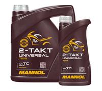 2 Contacto Aceite de Motor 4 Litro Mannol 2T Universal Dos Tiempos Api TC