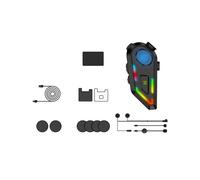 5.4 Casco Auriculares Inalámbrico Manos Libres Llamada Teléfono Kit Motocicleta Impermeable Auricular Reproductor de Música Altavoz