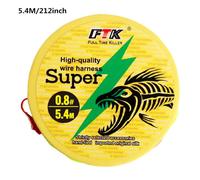 (5,4 m - 0,8 lb) Flotador de pesca de hilo de nailon Ftk Juego de sedal de pesca Herramientas de pesca