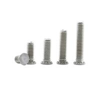 5-50 tornillos autoblocantes de remache a presión M3-M8 de acero inoxidable y acero al carbono con cabeza al ras FH/FHS.(304 Stainless Steel,8MM_M5 15PCS)
