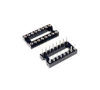 5/50 Uds 2,54 MM paso SMD DIP IC enchufe contacto Clip montaje en superficie mecanizado receptáculo 7,62mm(2x8Pin 16P DIP,50pcs)