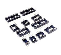 5/50 Uds 2,54 MM paso SMD DIP IC enchufe contacto Clip montaje en superficie mecanizado receptáculo 7,62mm(2x3Pin 6P SMD,50pcs)