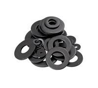 5/50 Uds GB97 M2 .5 M3 M4 M5 M6 M8 M10 M12 M14 M16 M20 M22 M24 DIN125 arandela plana de acero al carbono grado negro 8, almohadilla junta(10pcs M16)