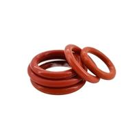 5-50 Uds Junta Tórica De Silicona Roja OD 4-90mm Espesor CS 2,0mm Anillo Sellado Arandela Impermeable