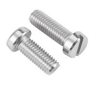 5-50 Uds M1.6 M2 .5 M3 M4 M5 M6 M8 304 Acero Inoxidable DIN84 Cabeza Ranurada Columna Redonda Tornillo De Queso(X5mm,M2 50pcs)