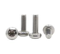 5-50 Uds M1.6 M2 .5 M3 M4 M5 M6 M8 A2-70 304 Tornillo De Cabeza Plana Torx Seis Lóbulos Acero Inoxidable Perno Redonda GB2672(50mm,M4 20pcs)