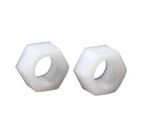 5-50 Uds M2 .5 M3 M4 M5 M6 M8 M10 M12 M14 M16 M18 M20 Tuercas Hexagonales De Nailon Sujetadores Aislantes Plástico No Metálicos