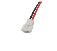 5-50 Uds MX 2,0 MM Pin Cable conector de clavija Cables de carga macho y hembra 2P acoplamiento aéreo 15CM 26AWG(Male,5Pcs)