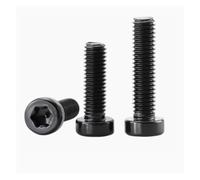 5-50 Uds. Tornillo allen de cabeza torx fina de color negro de acero inoxidable M3 M4 M5 M6 M8 tornillo de cabeza corta y delgada(12mm,M3 50PCS)