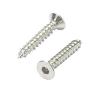 5-50 Uds Tornillos De Rosca Hexagonales Cabeza Avellanada Acero Al Carbono Niquelado M2.5 M4 M5 M6 Tornillo Plano(16mm,M6 5pcs)