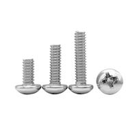 5/50 Uds UNC/UNF 2 3 4 5#6 8#10#12# 5/32-32 1/4-20 5/16-18 3/8-16 304 Tornillo De Cabeza Redonda Cruzada Acero Inoxidable(3l8,50pcs 4-40)